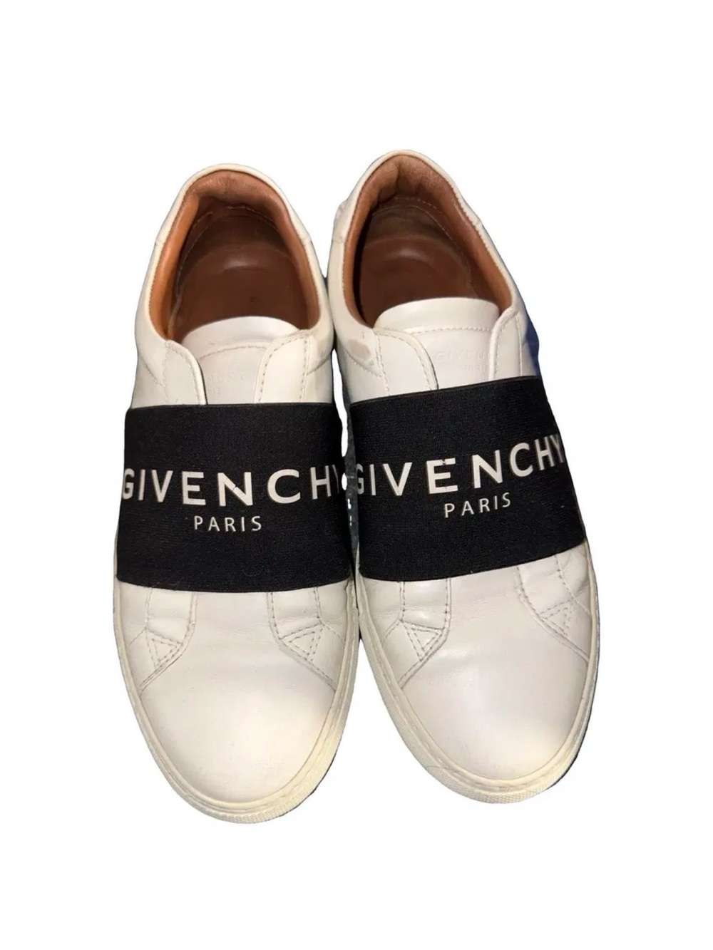 Givenchy Urban Street Elastic Logo Sneakers | White/Black